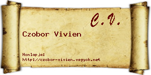 Czobor Vivien névjegykártya